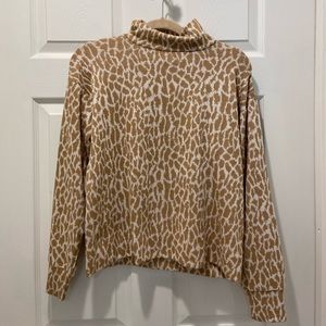Loft Giraffe Print Sweater